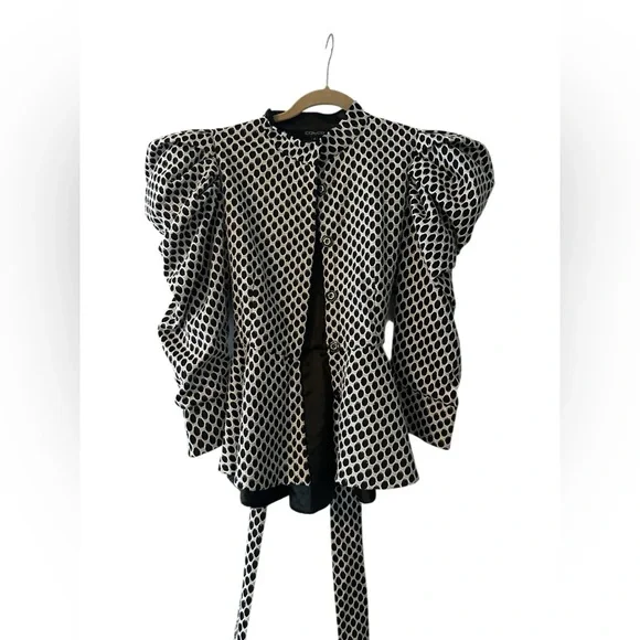 CQ by CQ Black and White Polka Dot Jacket - Picture 4 of 7